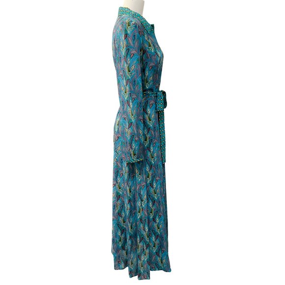 Saloni Caudex Turquoise Vanessa B Dress - Picture 2 of 4